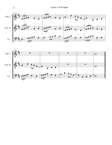 Canon 3 In D Major Page 2