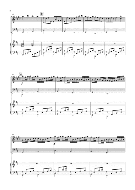 Canon In D For Trumpet In Bb Cello And Piano Page 2