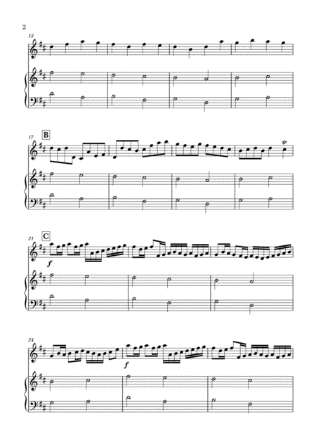 Canon In D For Violin And Very Easy Piano Page 2