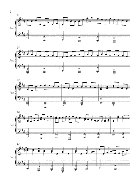 Canon In D Solo Piano Page 2