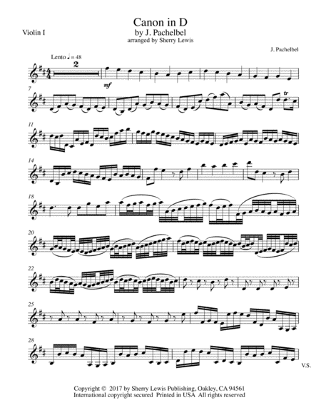 Canon In D String Quartet For String Quartet Page 2
