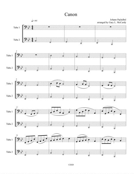 Canon Tuba Duet Page 2