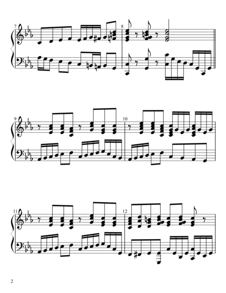 Canonette For Piano Page 2