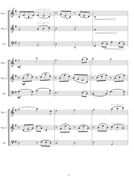 Cant Help Falling In Love Arranged For String Trio Page 2