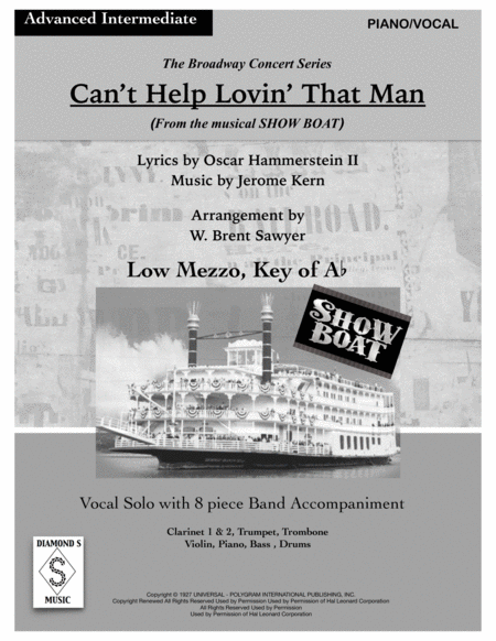 Cant Help Lovin That Man From Show Boat Vocal Solo Piano Vocal Score Only Page 2