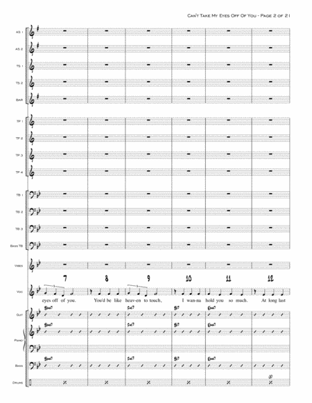 Cant Take My Eyes Off Of You Swing Version Page 2