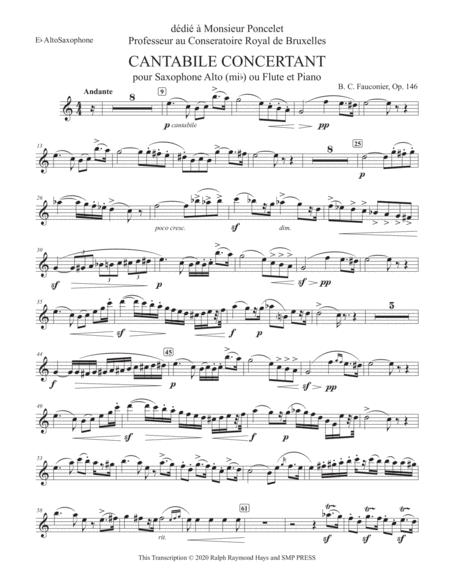 Cantabile Concertant For Alto Saxophone And Piano Op 146 Page 2