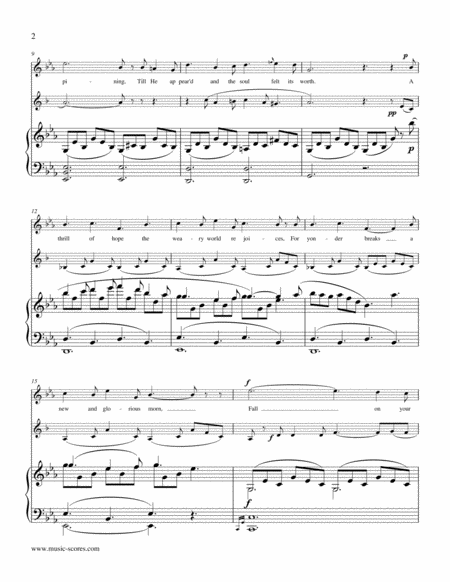 Cantique De Noel O Holy Night Voice Clarinet And Piano Page 2