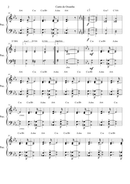 Canto De Ossanha Piano Page 2
