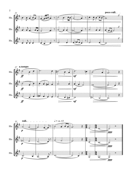 Canzona For Horn Trio Page 2