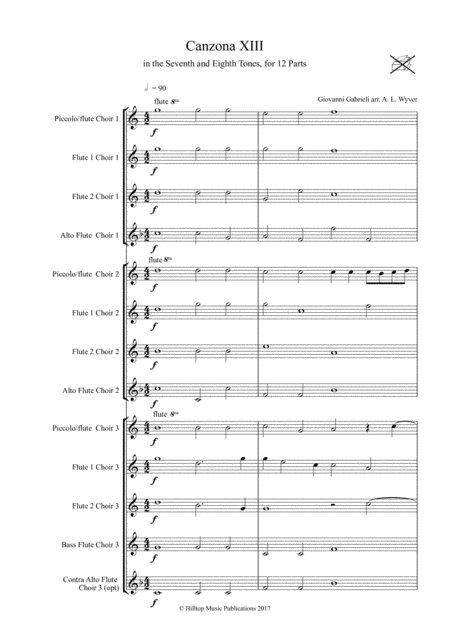 Canzona Xiii Arr Flute Choir Page 2