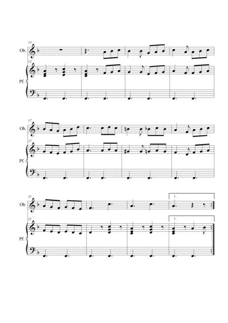 Canzone Di Natale Oboe And Piano Page 2