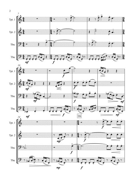 Capriccio For Brass Quartet Page 2