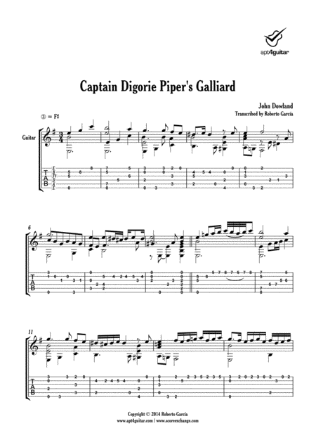 Captain Digorie Pipers Galliard Page 2