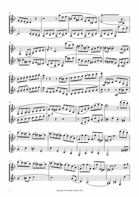 Carl Maria Von Weber Grand Duo Concertant For Clarinet Duet Page 2