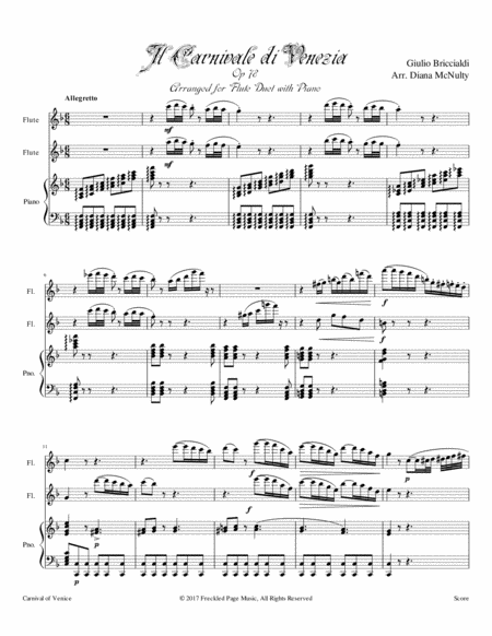 Carnival Of Venice Op 78 Flute Duet Page 2