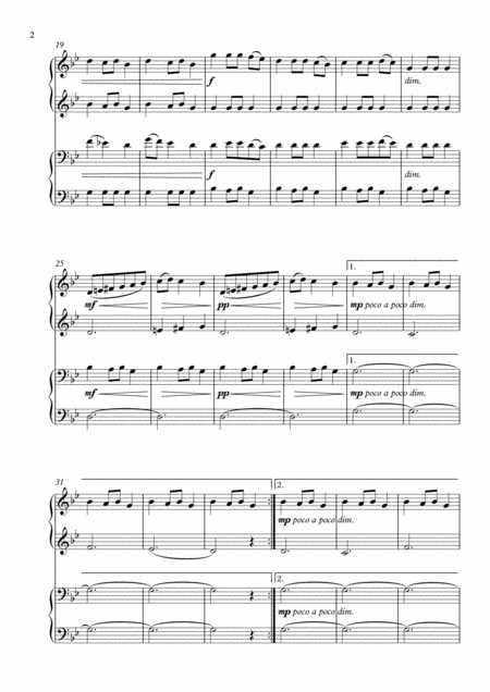 Carol Of The Bells Arranged For Piano Duet Page 2