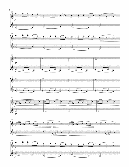 Carol Of The Bells Clarinet Duet Page 2