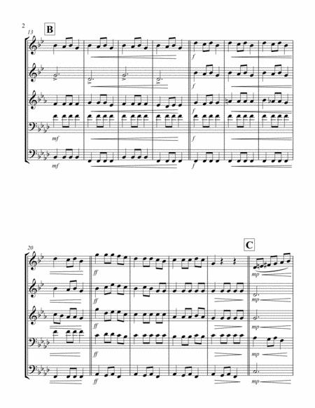 Carol Of The Bells F Min Brass Quintet 2 Trp 1 Hrn 2 Trb Page 2