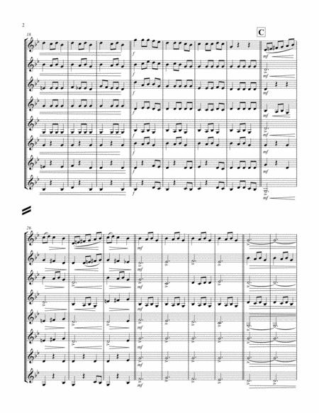 Carol Of The Bells F Min Clarinet Octet Page 2