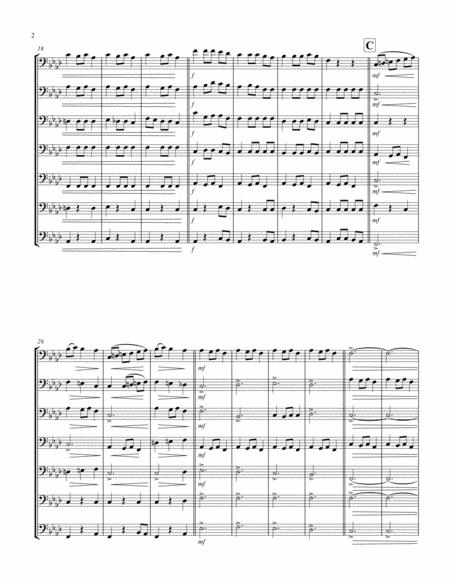 Carol Of The Bells F Min Euphonium Septet Bass Clef Page 2