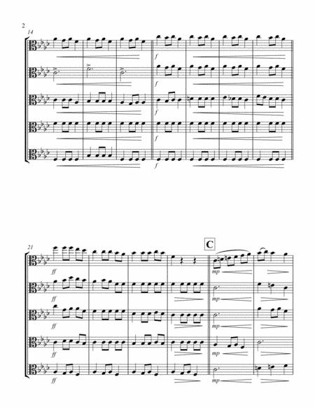 Carol Of The Bells F Min Viola Quintet Page 2