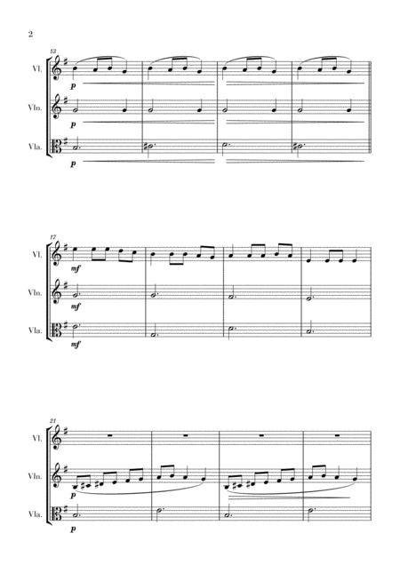 Carol Of The Bells For 2 Violins And Viola String Trio Page 2