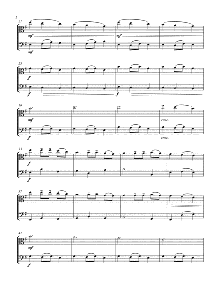 Carol Of The Bells Viola And Cello Duet Page 2