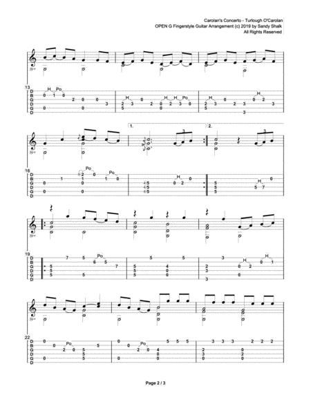 Carolan Concerto Open G Fingerstyle Guitar Page 2