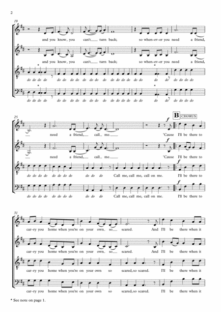 Carry You Home Satb A Cappella Page 2