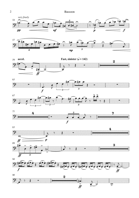 Carson Cooman Symphony No 3 Ave Maris Stella 2005 For Chamber Orchestra Bassoon Part Page 2