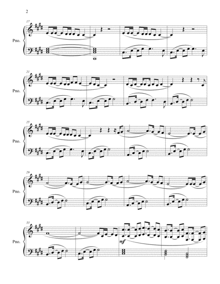 Castle Of Glass Piano Solo Page 2
