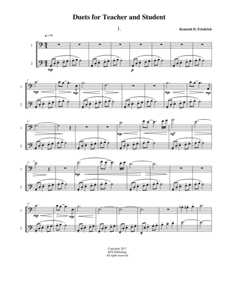 Cello Duets For Teacher And Student Page 2