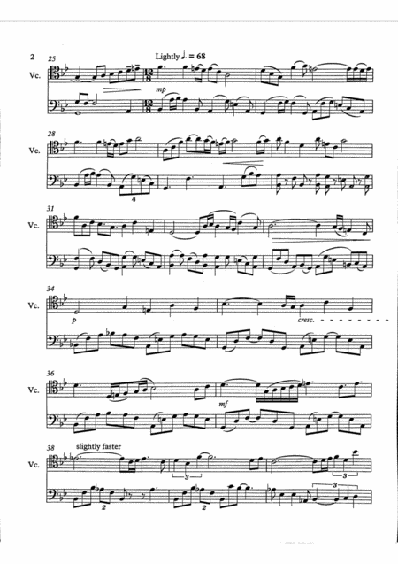 Cello Flight For Two Cellos Page 2