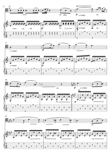 Cello Guitar Duets By Bergmiller Page 2