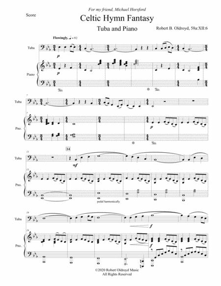 Celtic Hymn Fantasy For Tuba And Piano Page 2