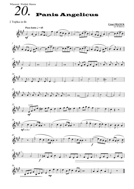 Cesar Franck Panis Angelicus For Brass Quintet Page 2