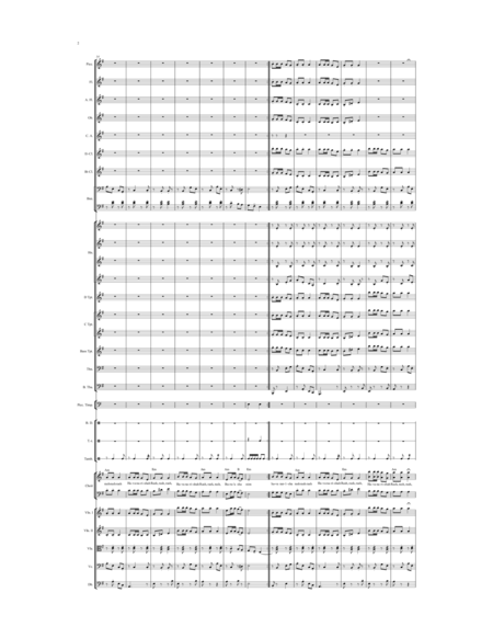 Chag Purim Full Orchestra Arrangement Page 2