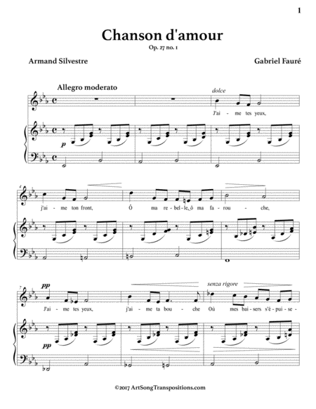 Chanson D Amour Op 27 No 1 E Flat Major Page 2