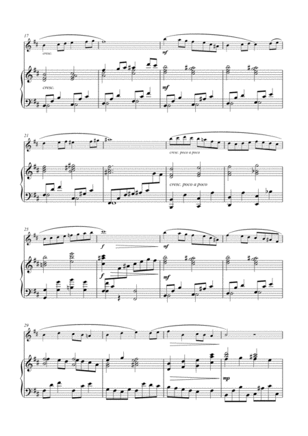 Chanson Triste For Flute Or Oboe Violin And Piano Page 2