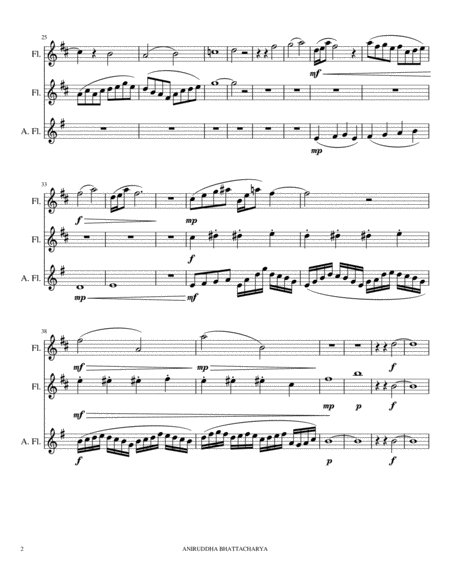 Chaos Invasion A Flute Trio 2 C Flute 1 G Flute Page 2