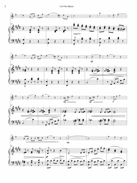 Charles Gounod L Air Des Bijoux For Clarinet And Piano Arr Seunghee Lee Page 2