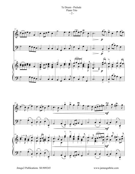 Charpentier Te Deum Prelude For Piano Trio Page 2