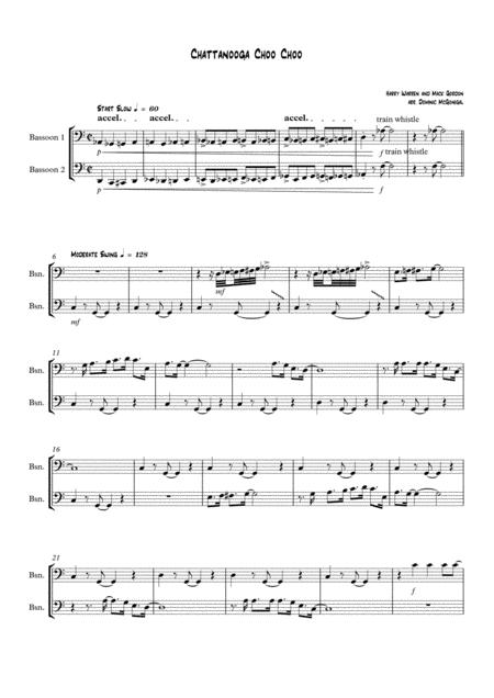 Chattanooga Choo Choo Bassoon Duet Page 2