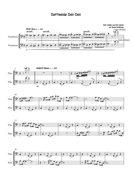 Chattanooga Choo Choo Trombone Duet Page 2