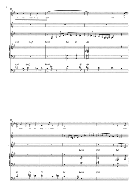 Cheek To Cheek Jazz Combo Vocal Page 2