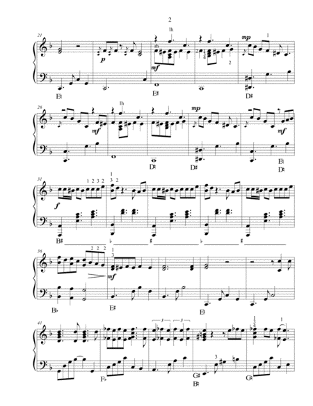 Cherish For Solo Harp Page 2