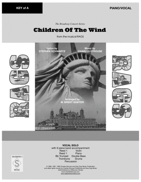 Children Of The Wind From The Musical Rags Vocal Solo Key Of G Piano Vocal Page 2