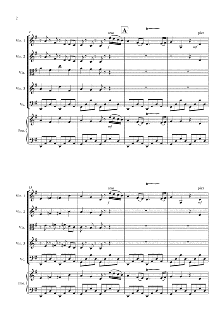 Chinese Dance Fantasia From Nutcracker For String Quartet Page 2