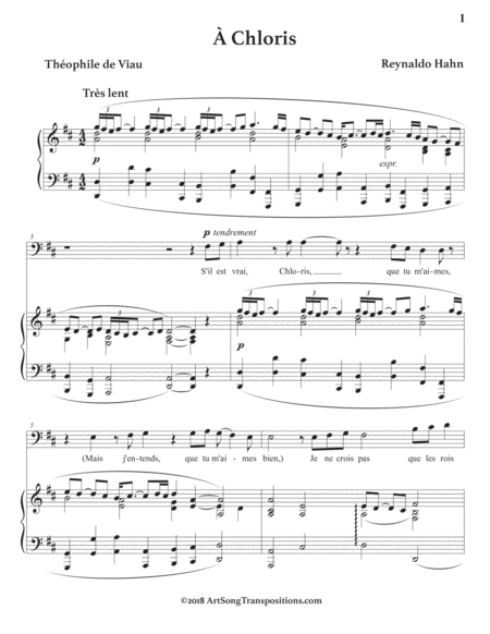 Chloris D Major Bass Clef Page 2